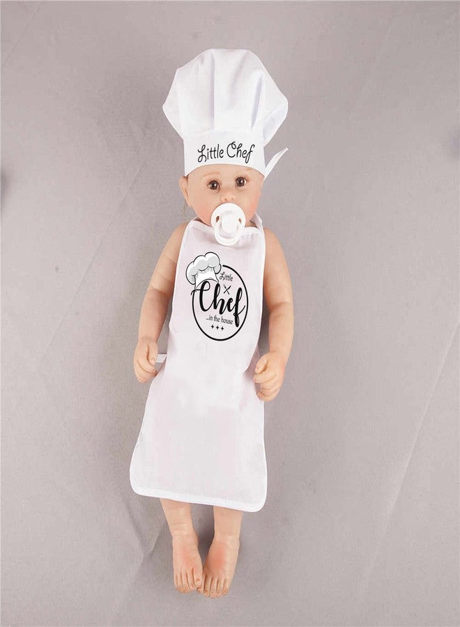 Style Secrets زيّ الطاهي الصغير من ستايل سيكرتس، مصنوع من مزيج القطن والبوليستر، يتضمن مئزراً وقبعة، مناسب للأطفال الرضع والصغار، لجلسات التصوير، والطبخ، والفنون والحرف اليدوية، والأنشطة الترفيهية، وغيرها. (10-15 سنة، أبيض) - Image 3